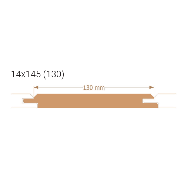 Padouk gevelplanken Type 3, 100 x 13 x 1.4 cm, voor zowel horizontale als verticale plaatsing.