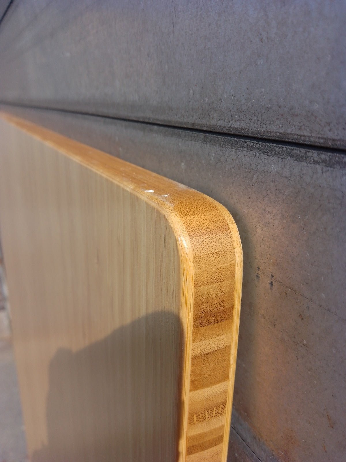 Bamboe meubel paneel - met 2 x kabeldoorvoer